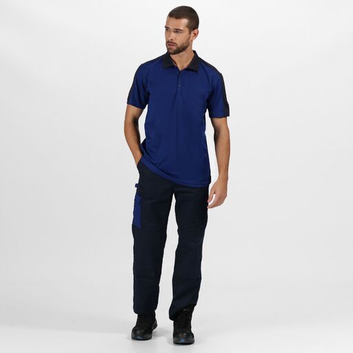 Polo Coolweave En Contraste Regata