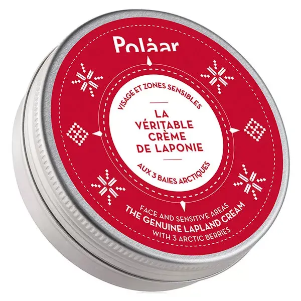 Polaar Creme Autêntico da Lapônia para o Rosto e Áreas Sensíveis com 3 Frutos Silvestres do Ártico 100ml
