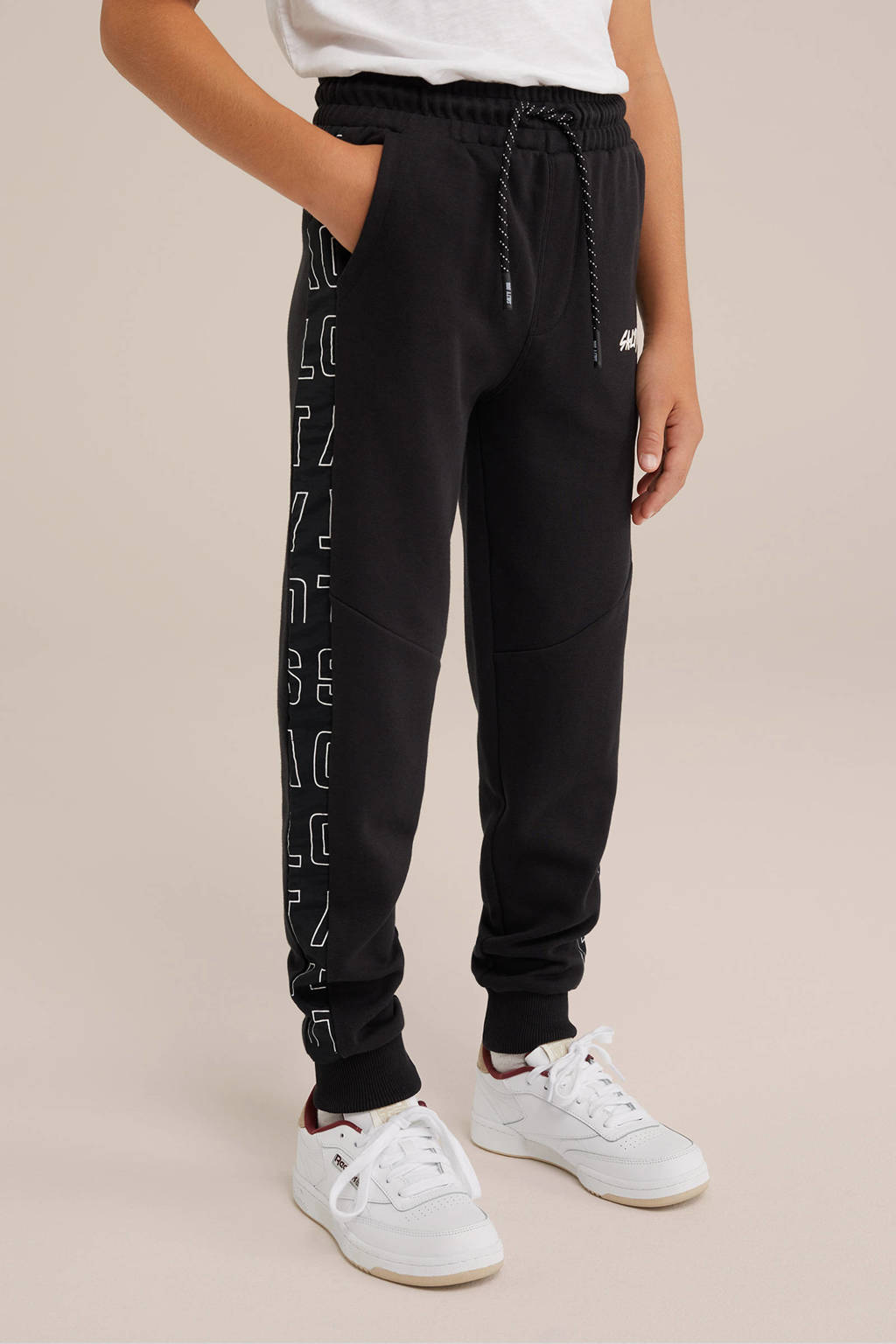WE Fashion slim fit joggingbroek