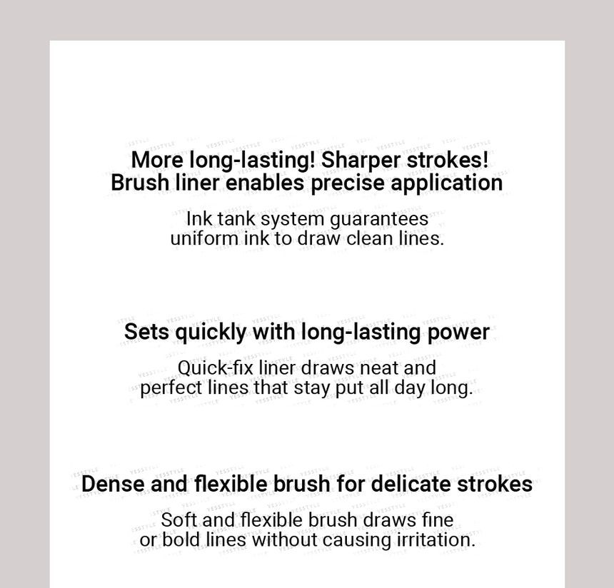 HOLIKA HOLIKA - Tail Lasting Brush Liner EX - 2 kleuren