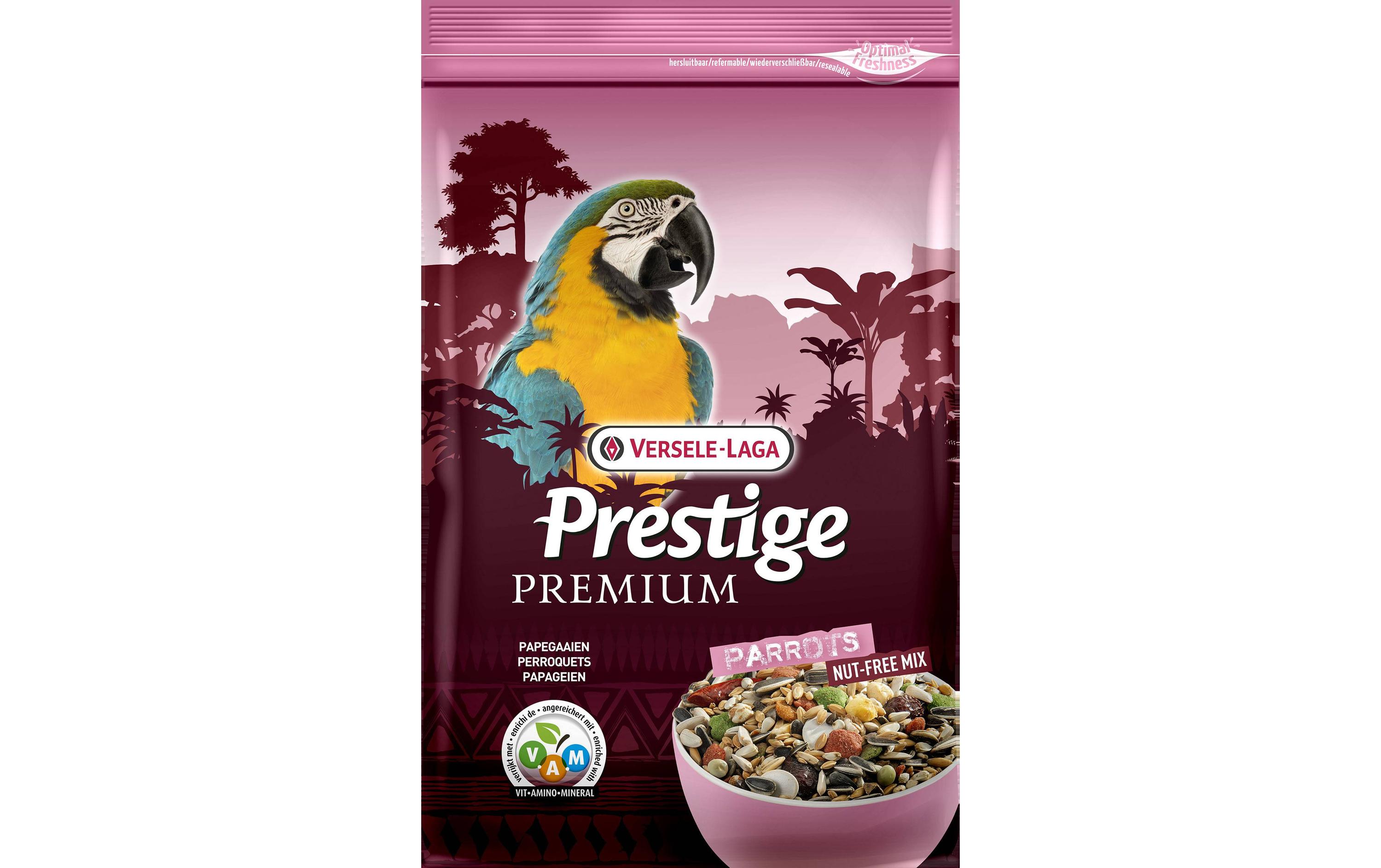 Ziervogelfutter Prestige Premium nussfrei 2 kgAngereicherte Samenmischung ohne Nüsse