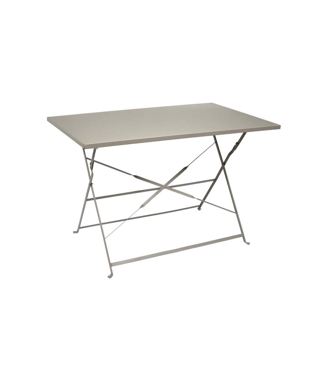 Paris Prix - Table De Jardin Pliante palerme 110cm Taupe