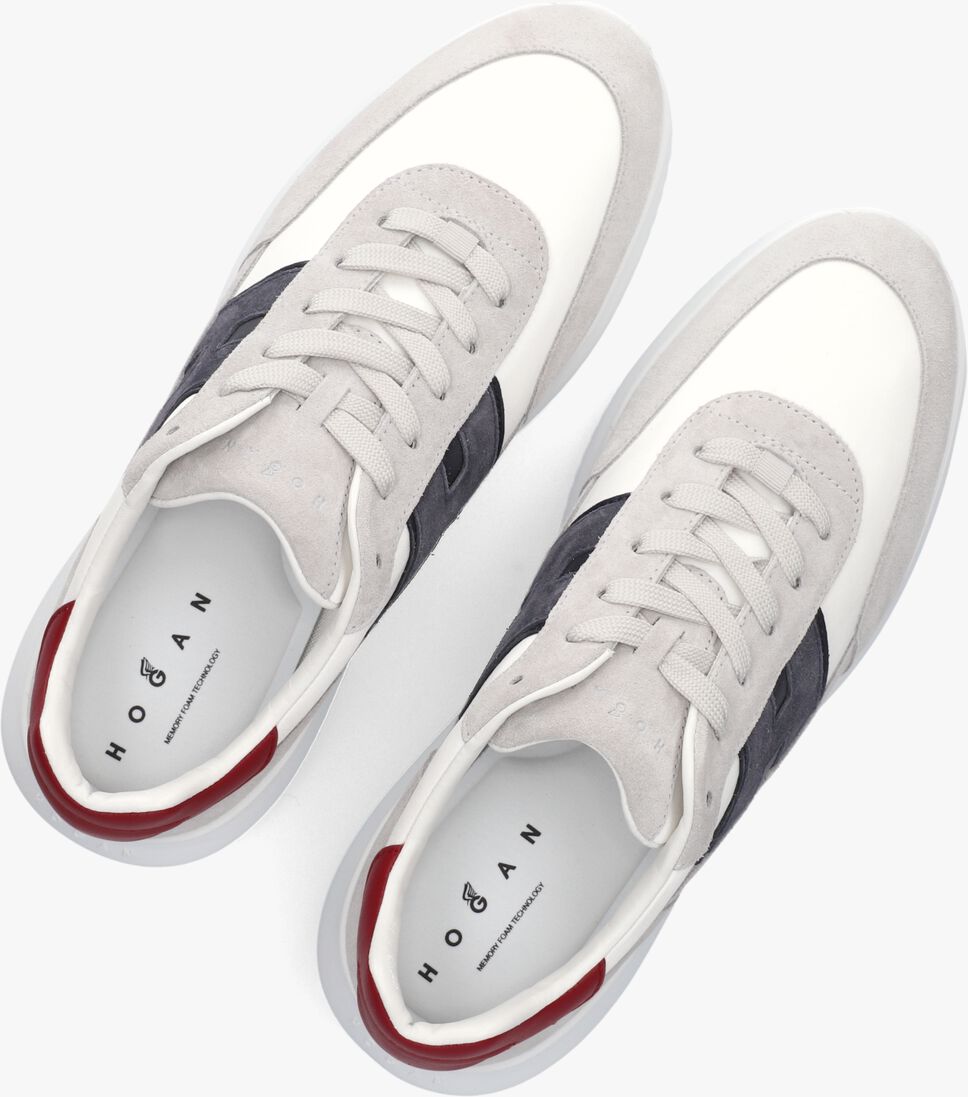 witte hogan lage sneakers h709 allacciato h bando