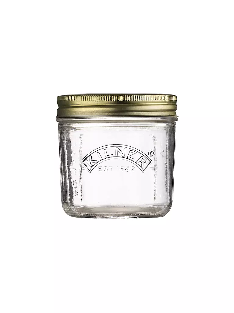 KILNER Einmachglas mit weiter Öffnung 200ml Glas/Metall transparent