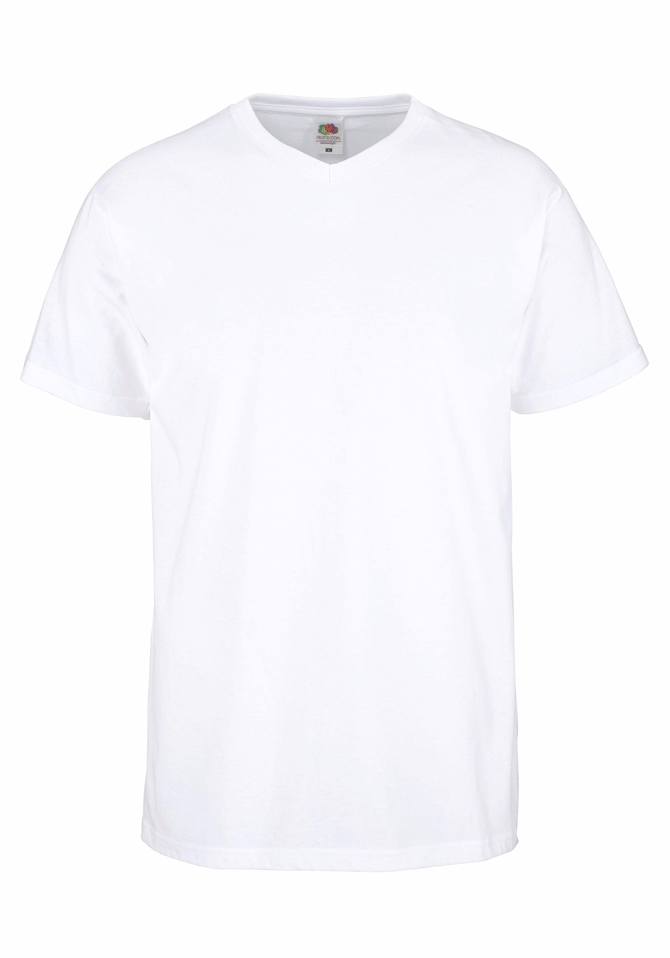 Fruit of the Loom T-Shirt, 2 Stk. mit V-Ausschnitt