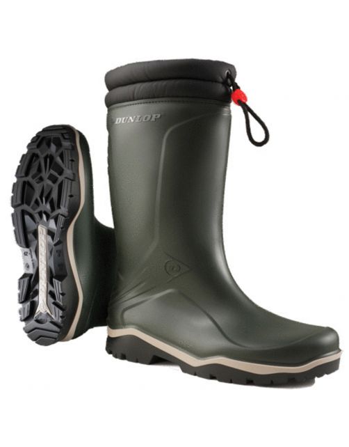 Dunlop Gevoerde Laars Blizzard Groen&Grijs - Laarzen