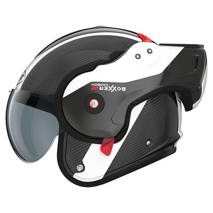 Casque ROOF RO9 BOXXER 2 CARBON WONDER - Noir / Blanc