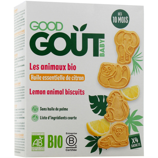 Good Goût biscuits animaux citron - Dès 10 mois