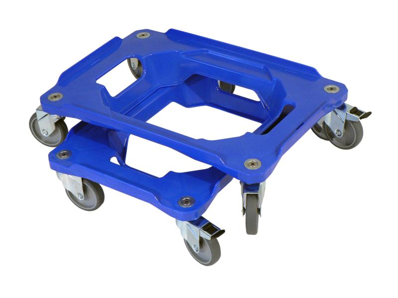 Utz Transportroller 120 kg, 615 x 415 Blau Mit Feststellbremse, blau