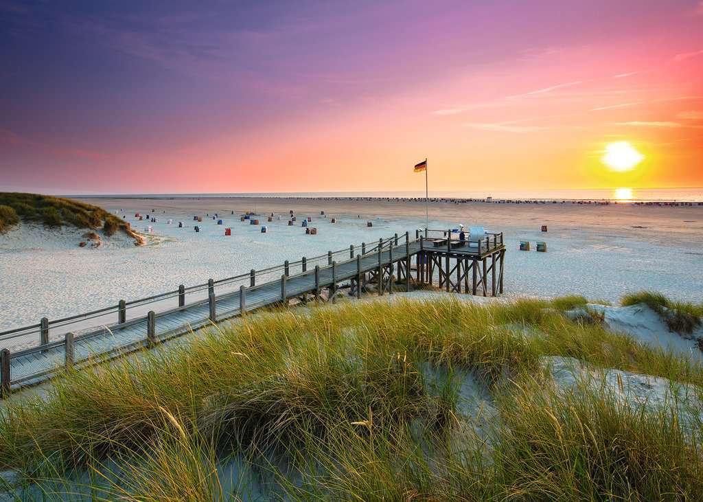 Ravensburger Spiel Sonnenuntergang über Amrum