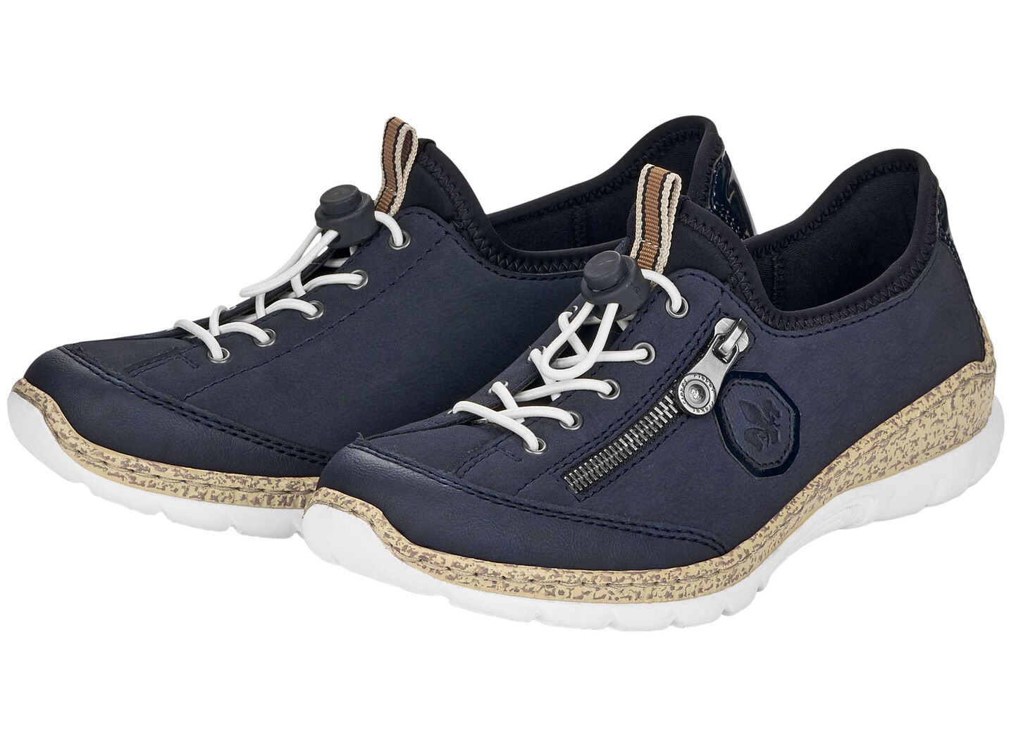 Rieker, sportliche Damen-Sneaker, mit MemoSoft Decksohle