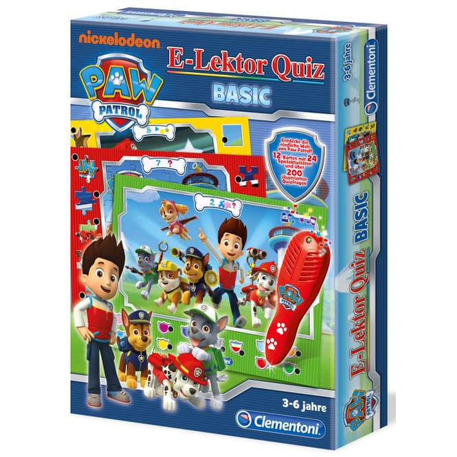 Paw Patrol - E-Lektor Quiz - Basic - Clementoni