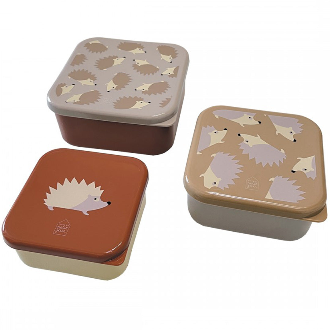 maison petit jour snackdoosjes egel - 3st