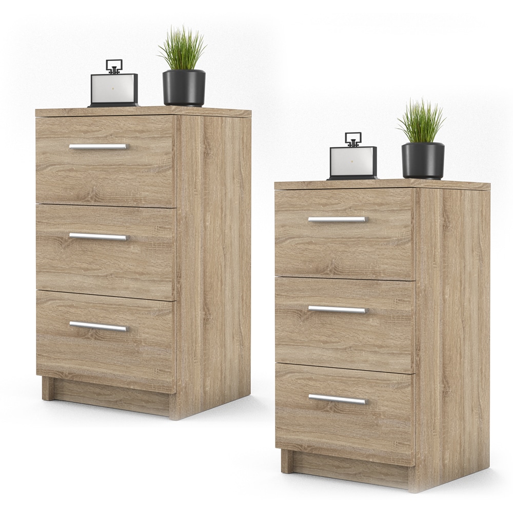VICCO Nachttisch für Boxspringbett Nachtschrank Nachtkommode Kommode Schrank