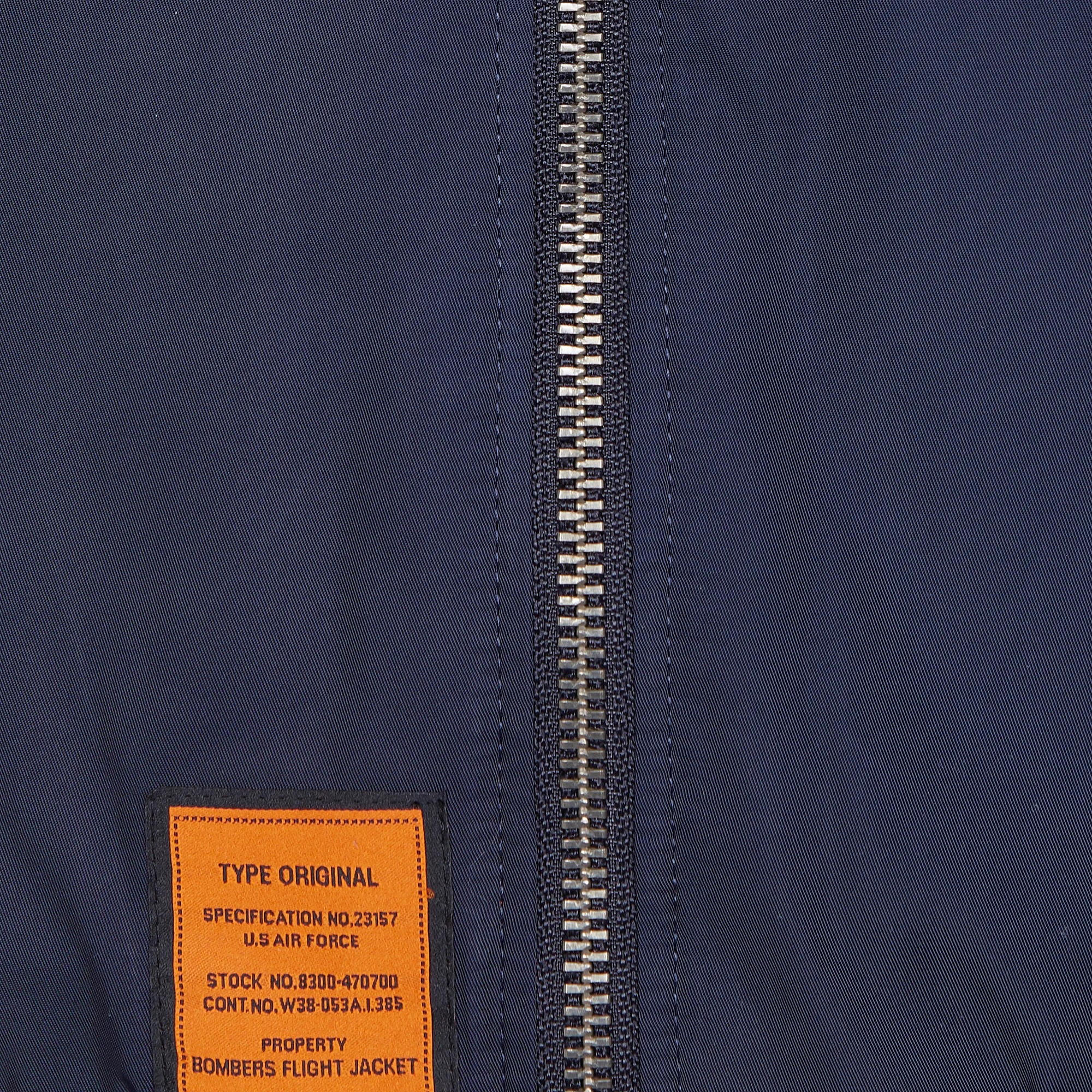 ORIGINAL - Bomber matelassé zippé | Bleu