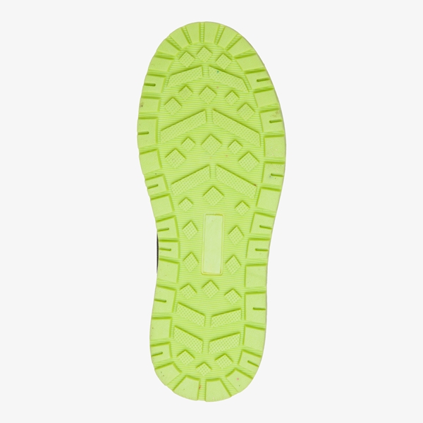 Blue Box hoge jongens sneakers zwart/neon groen