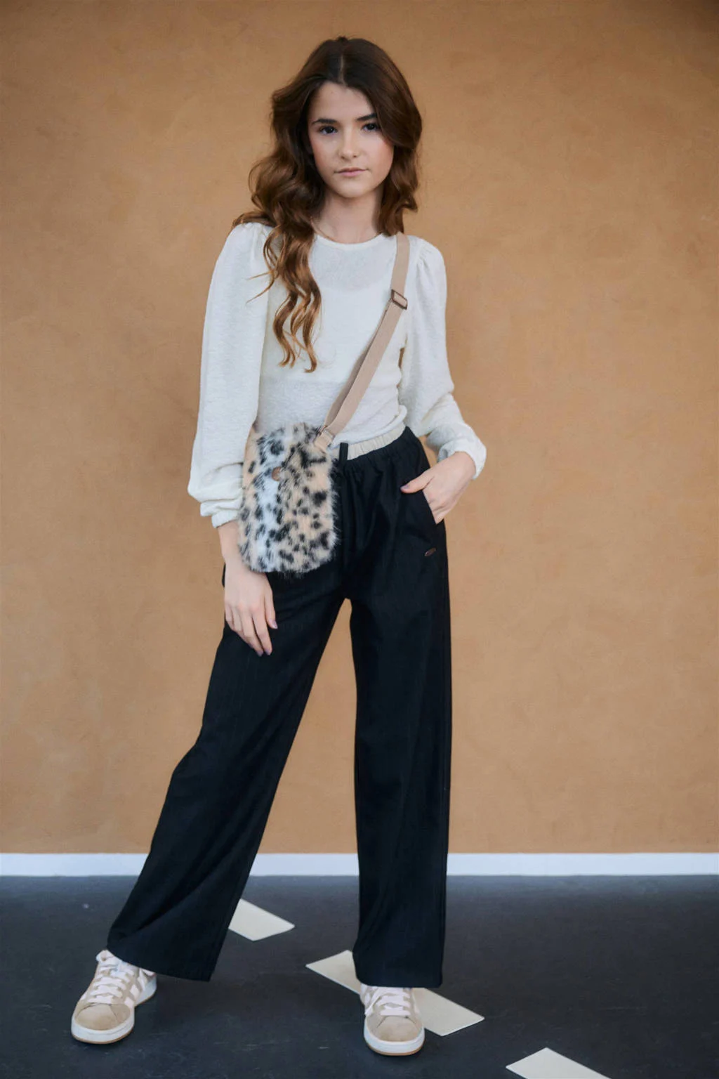 NoBell’ regular casual broek zwart