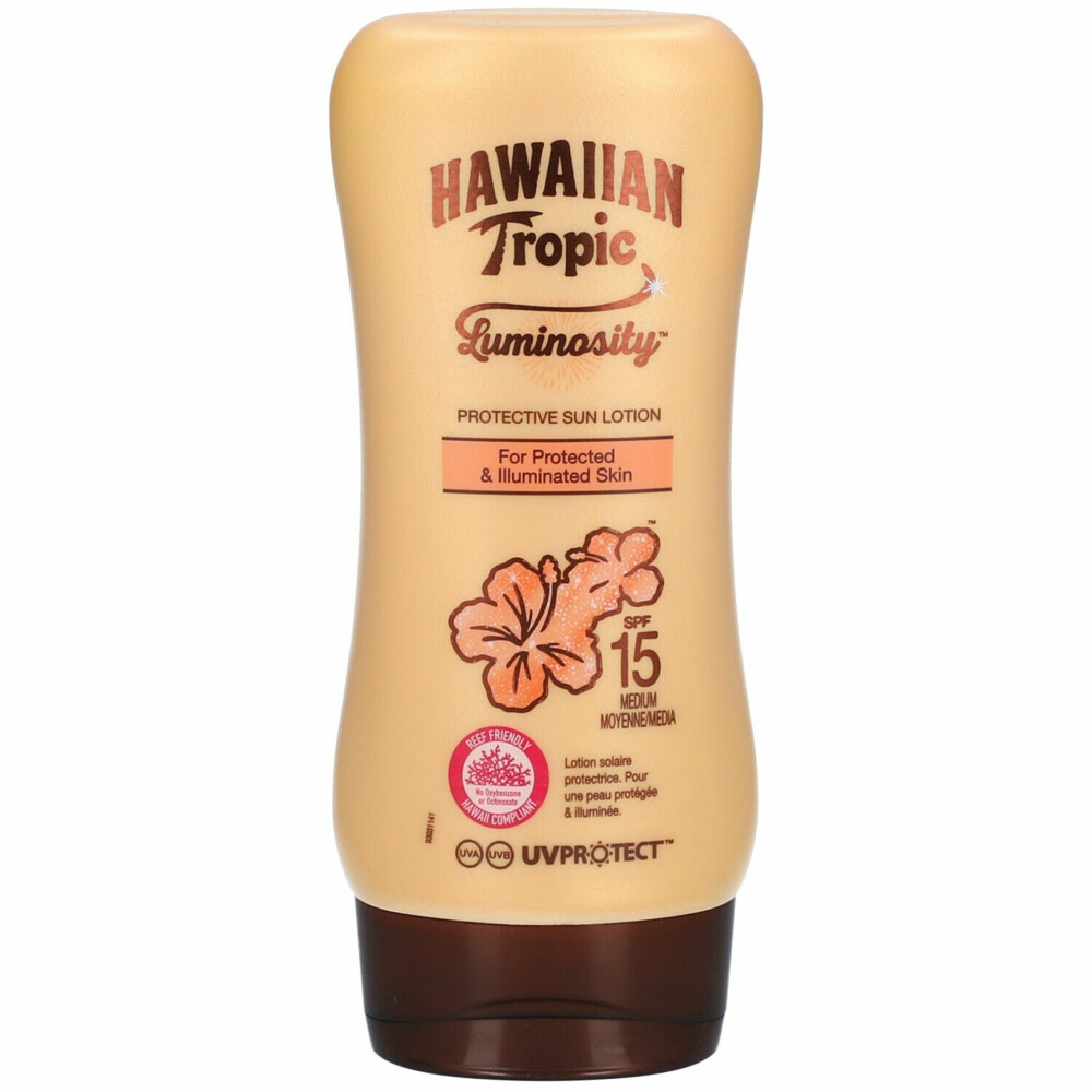 Hawaiian Tropic Luminosity Zonnebrand Lotion Medium SPF15 180 ml