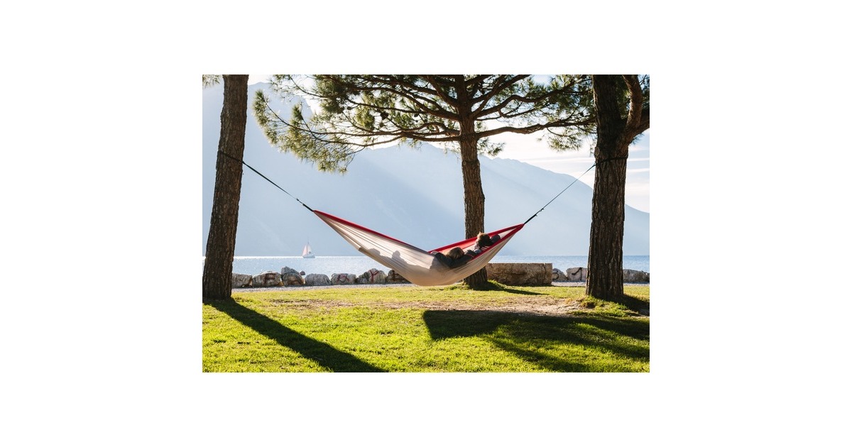AmazonasSilk Traveller XXL hangmat  (Grijs/rood)