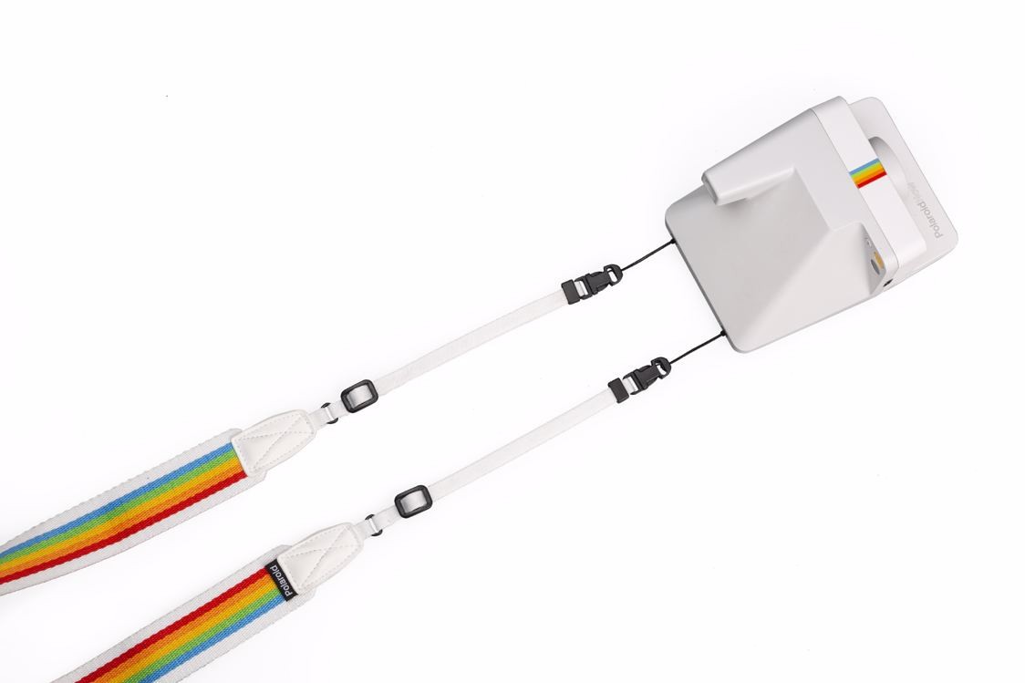 Polaroid - Camera Strap Flat For Polaroid Cameras - Rainbow White