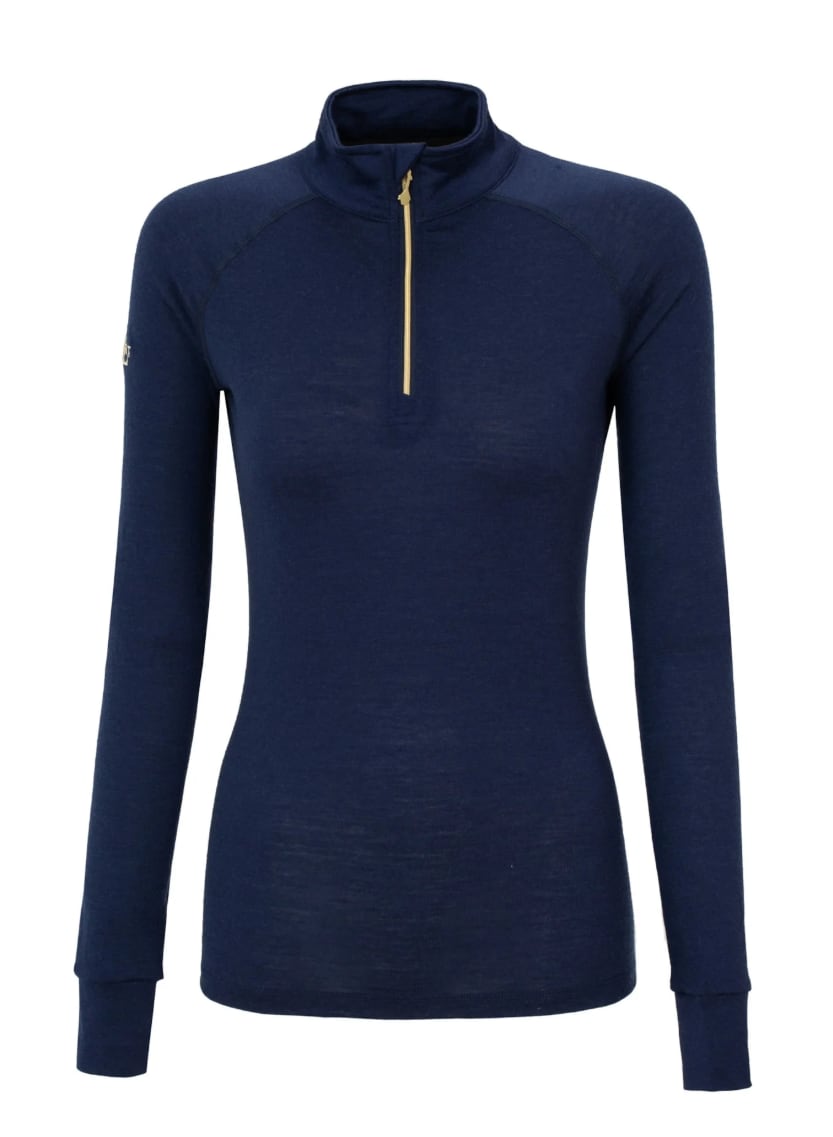 WoolLand Rena Merino Half-zip Ulltrøye, Dame<br>100% myk merinoull!