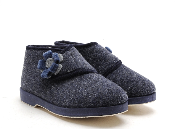 La maison de l espadrille chaussons femme 7644 5 bleu