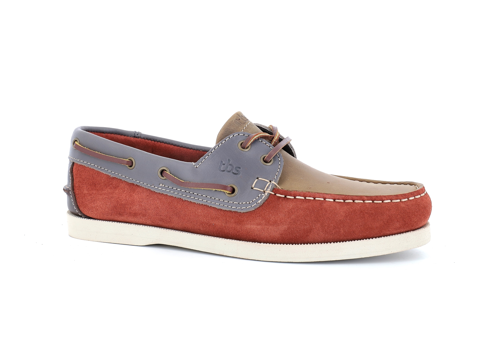 Tbs-PHENIS Nubuck Marron Rouge