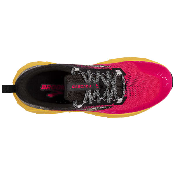 Chaussure trail BROOKS CASCADIA 17 W DIVA PINK/BLACK/LEMON CHROME