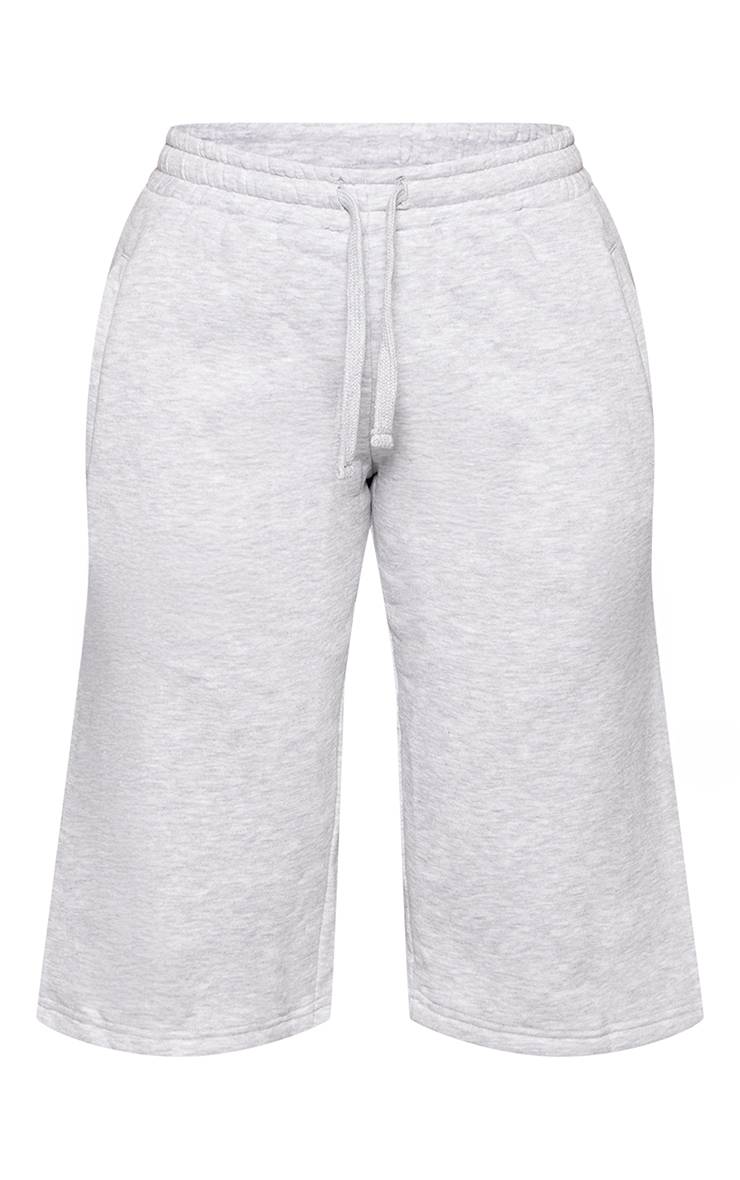 Gris Cendré Short De Jogging Petite Taille Avec Détails Graphiques Et Cordon De Serrage À La Taille