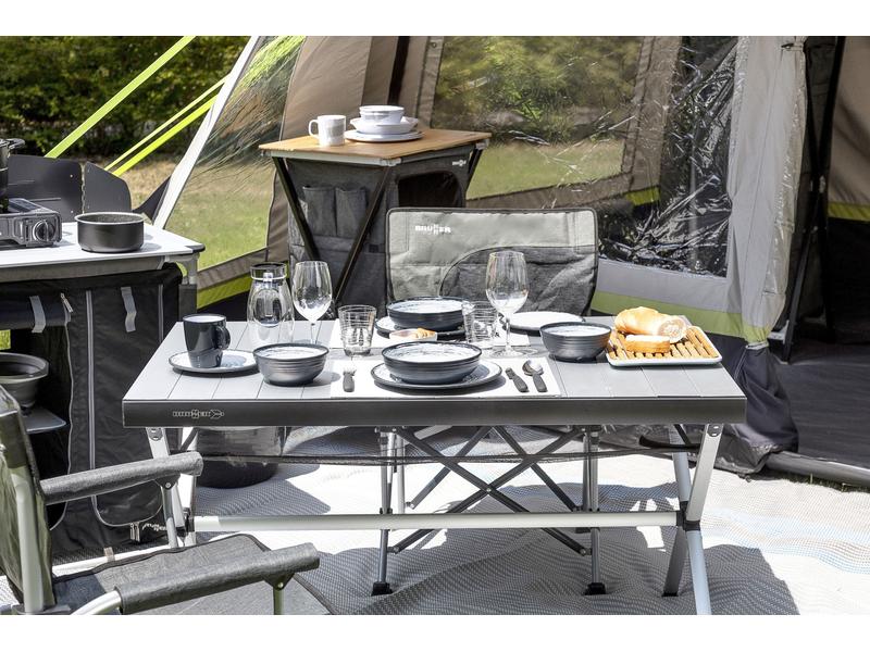 Brunner Campingtisch Accelerate 4 rollbare Tischplatte, 120 Rolltisch