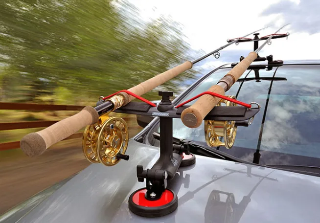 Rodmounts Sumo Magnet Mount Rod Carrier Råsterk Stangholder Til Bil