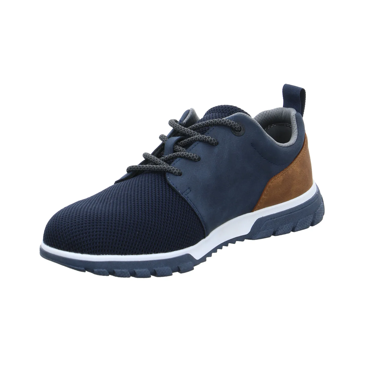 BUGATTI SHOES Halbschuhe Sneaker Stoff Blau Textil