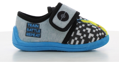 Pokémon Slippers, Grey/Blue