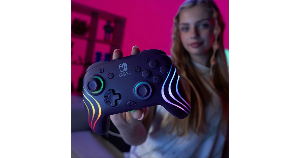 PDPWireless Controller - Afterglow Wave  (Lila, Nintendo Switch, Nintendo Switch - OLED)