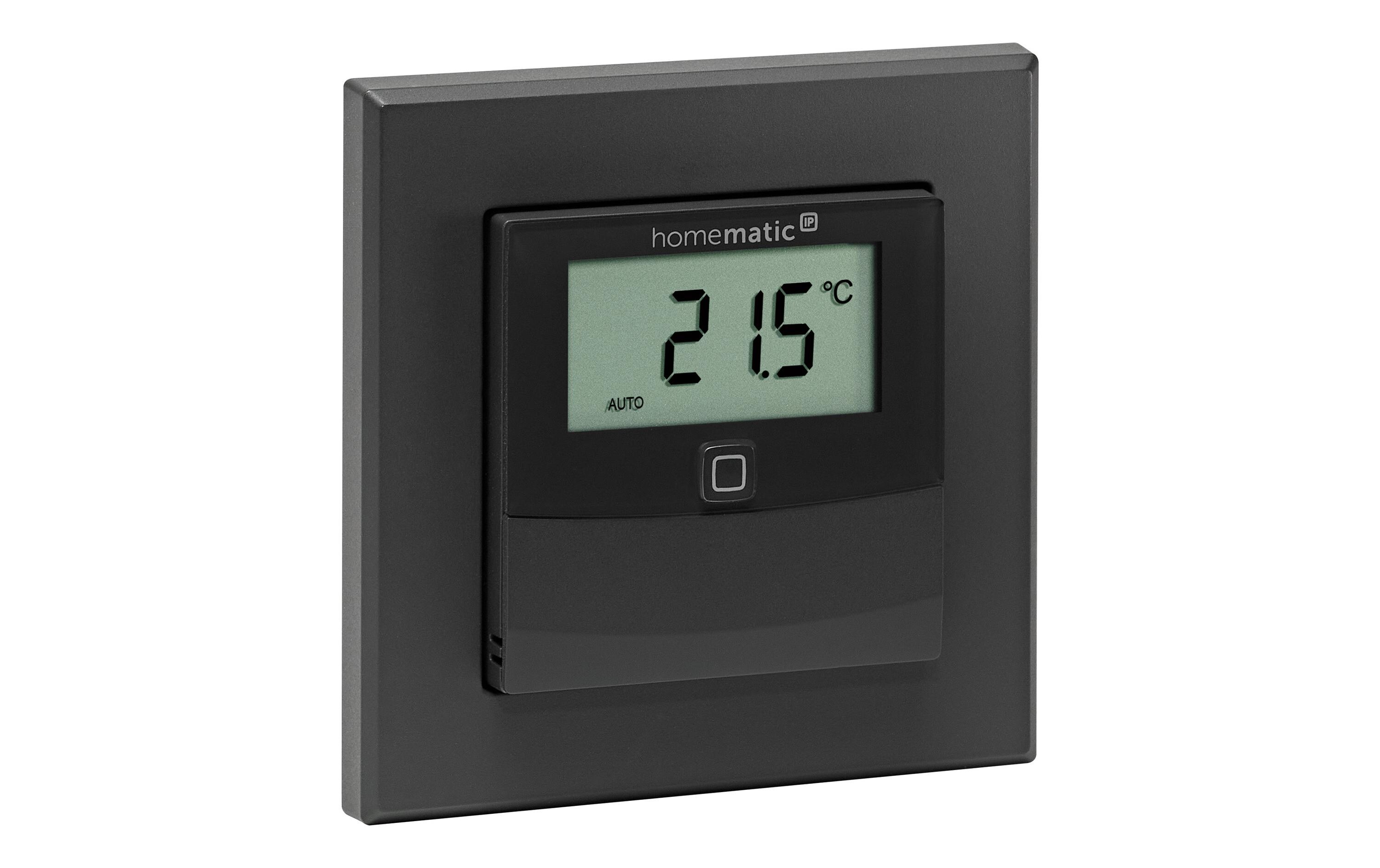 Smart Home Wired Temperatur- und LuftfeuchtigkeitssensorZur Regelung und Messung der Raumtemperatur sowie Ermittlung der Luftfeuchtigkeit, mit Display