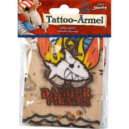 Die Spiegelburg Tattoo-Ärmel Capt'n Sharky, one size (ca. 3-6 Jahre)