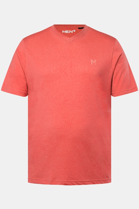 Men+ T-Shirt, Basic, Halbarm, V-Ausschnitt, bis 8 XL