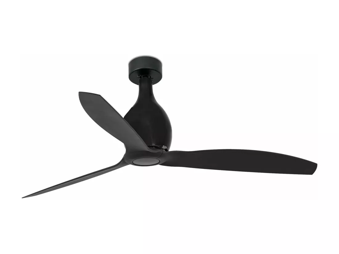 MINI ETERFAN M Ventilateur de plafond noir mat