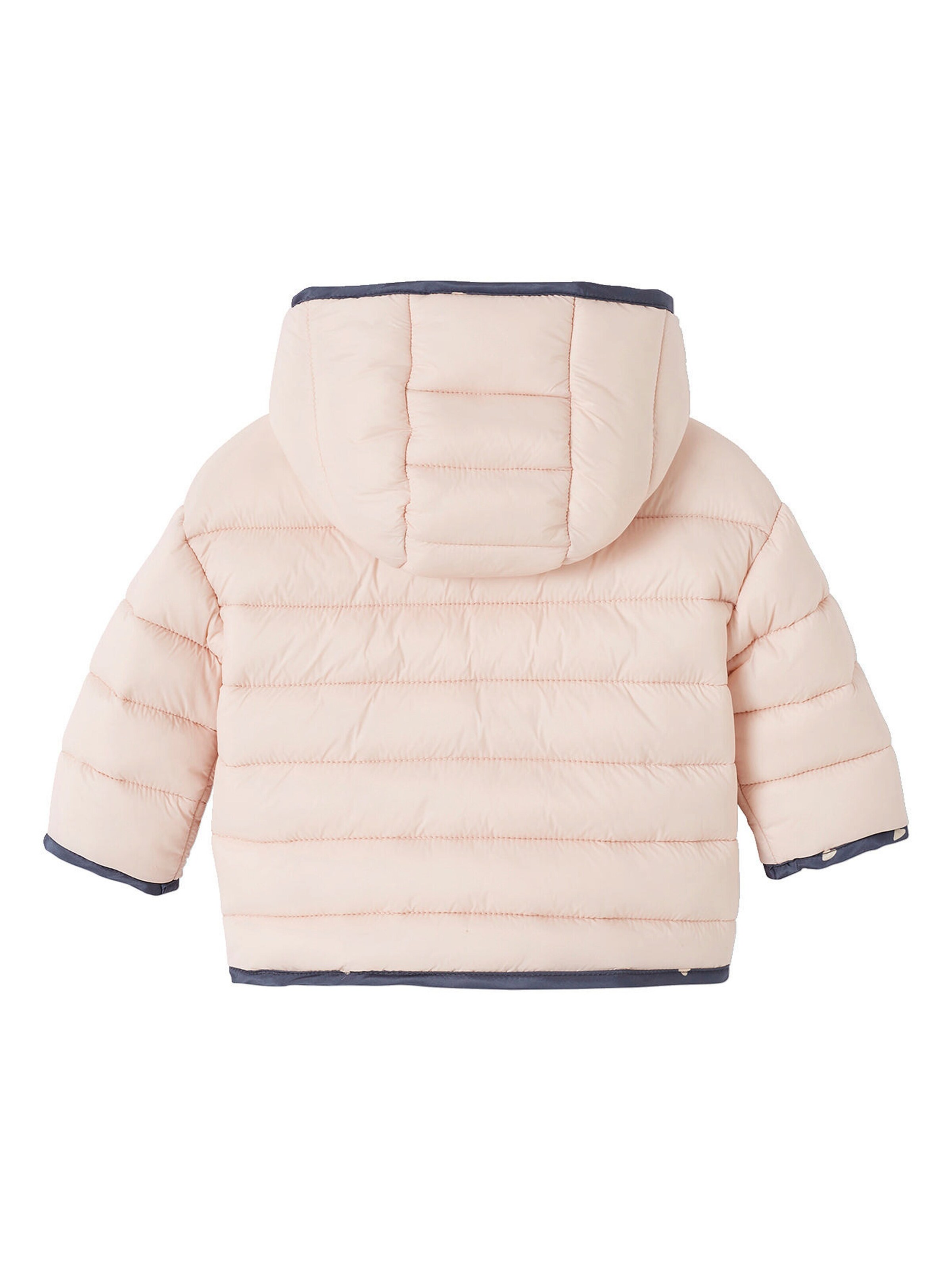 Vertbaudet Wendbare Baby Steppjacke mit Recycling-Polyester dunkelblau