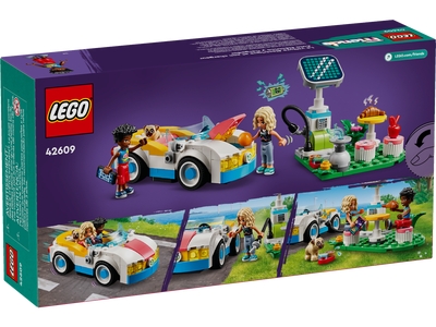 LEGO Elektrische auto en oplaadpunt (42609)