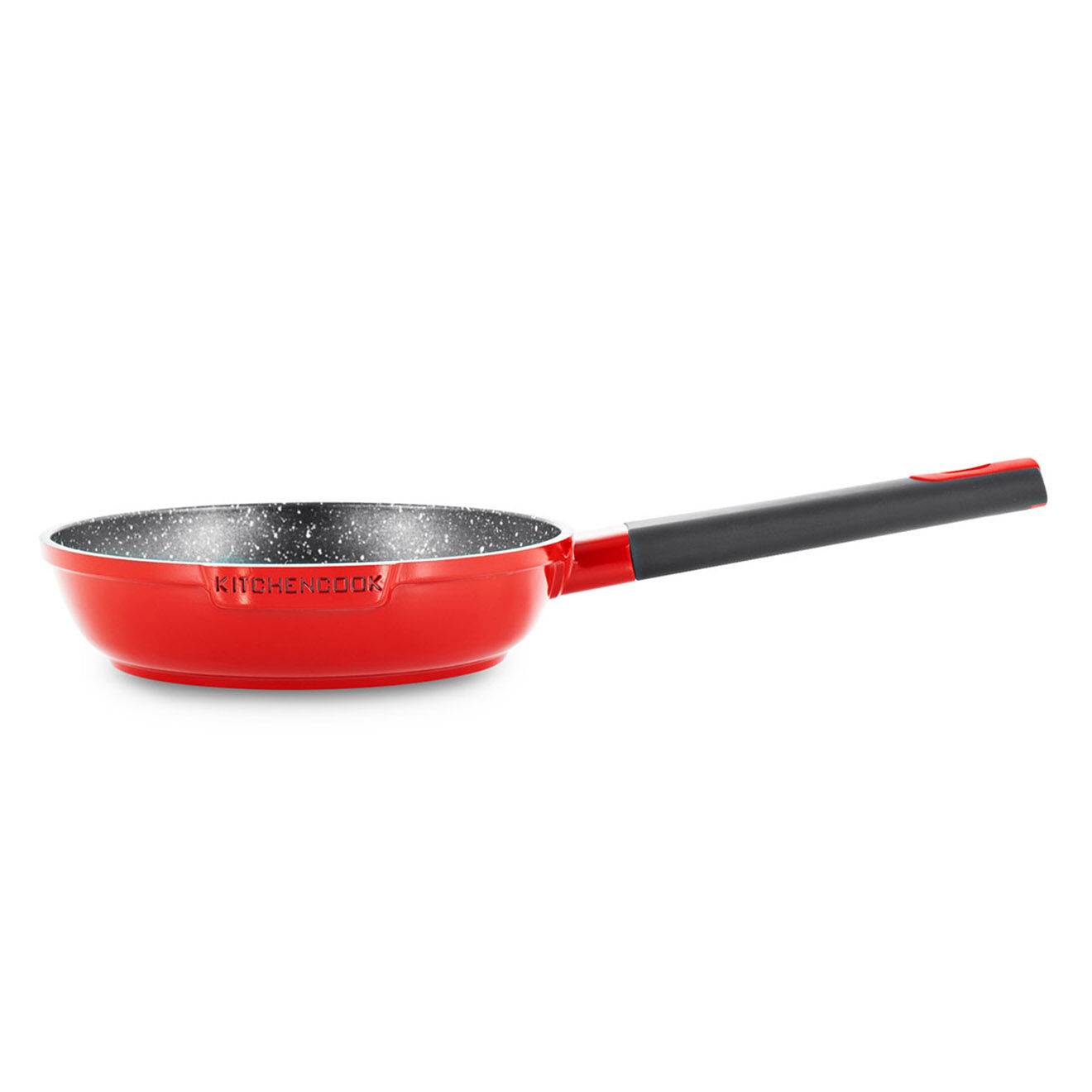 Kitchencook Poêle en fonte d'aluminium rouge - D.20 cm