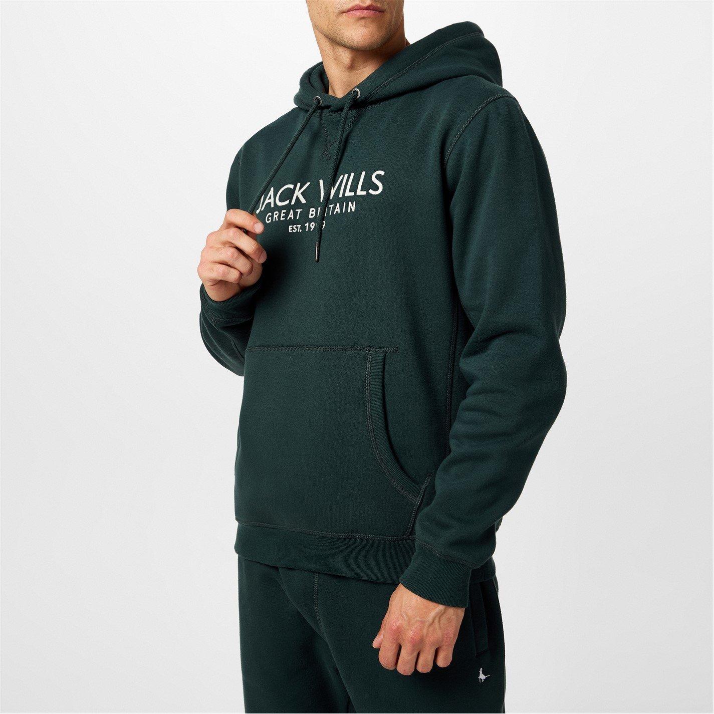 Jack Wills JW Batsford Logo Hoodie