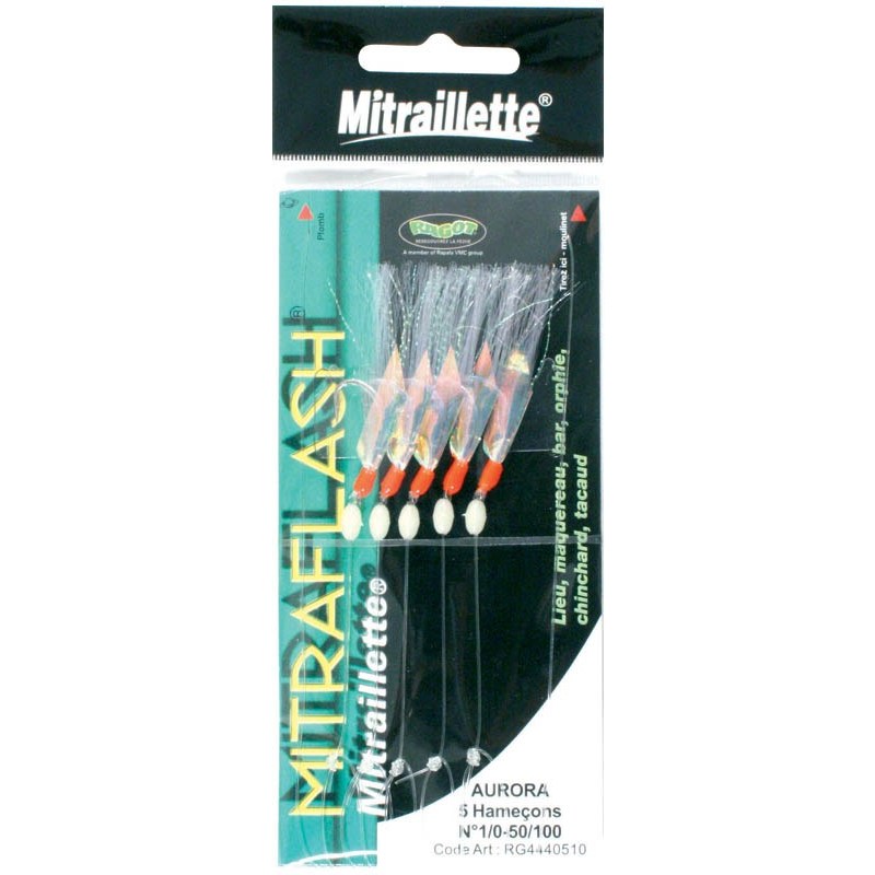 Bas De Ligne Mer Ragot Mitraflash Aurora Inox