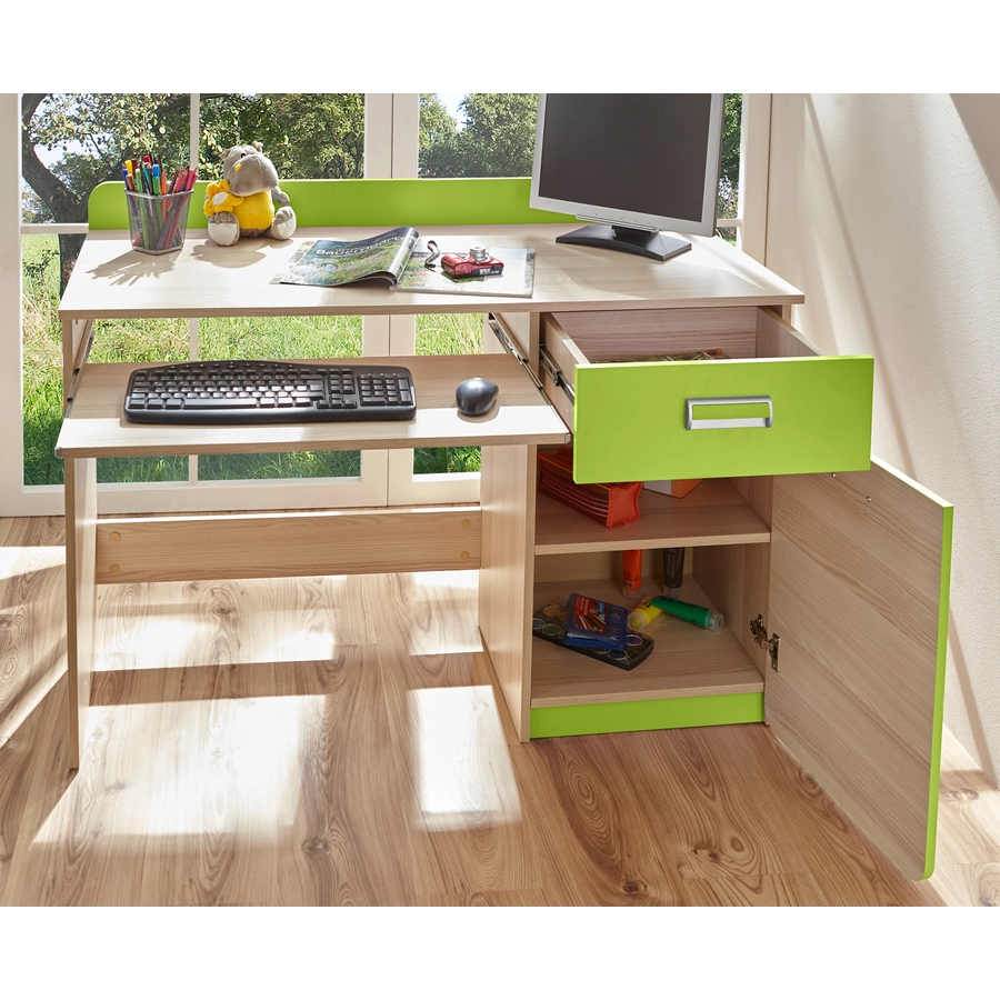 TiCAA Jugendzimmer Lori 6-teilig grün