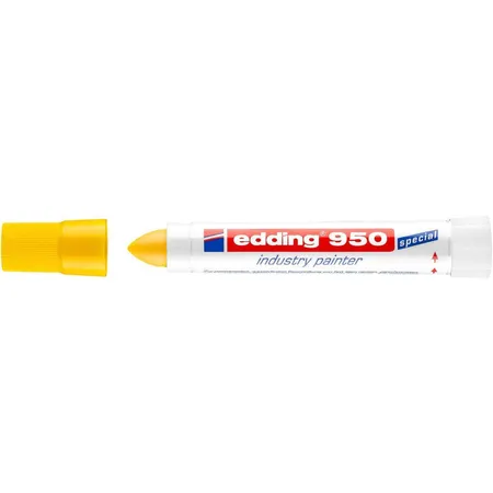 edding 950 Industriemarker, 10mm, gelb