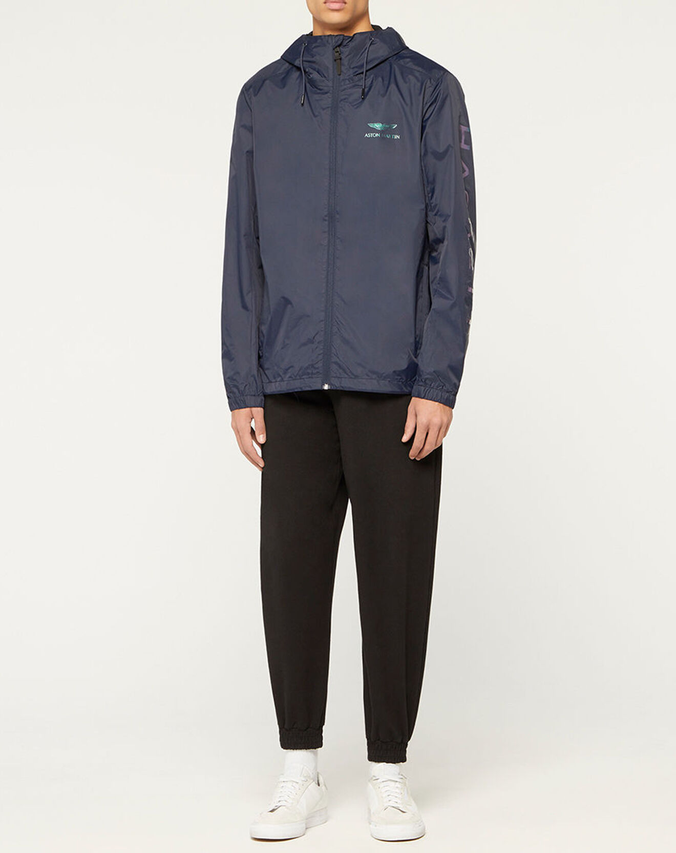 Hackett London Coupe-Vent Hoodie Aston Martin Racing bleu marine