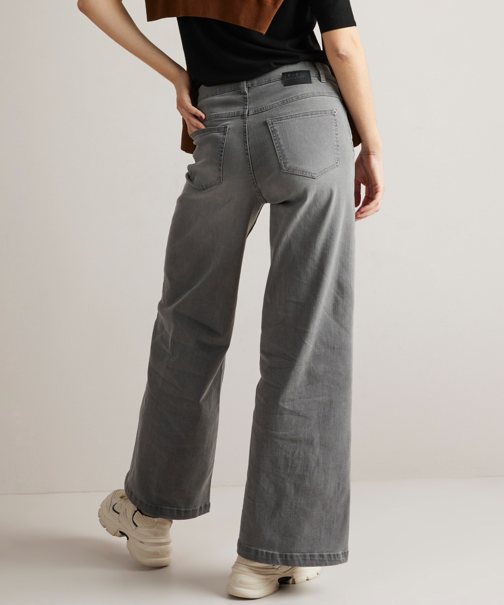 wide fit stretch jeans - lara
