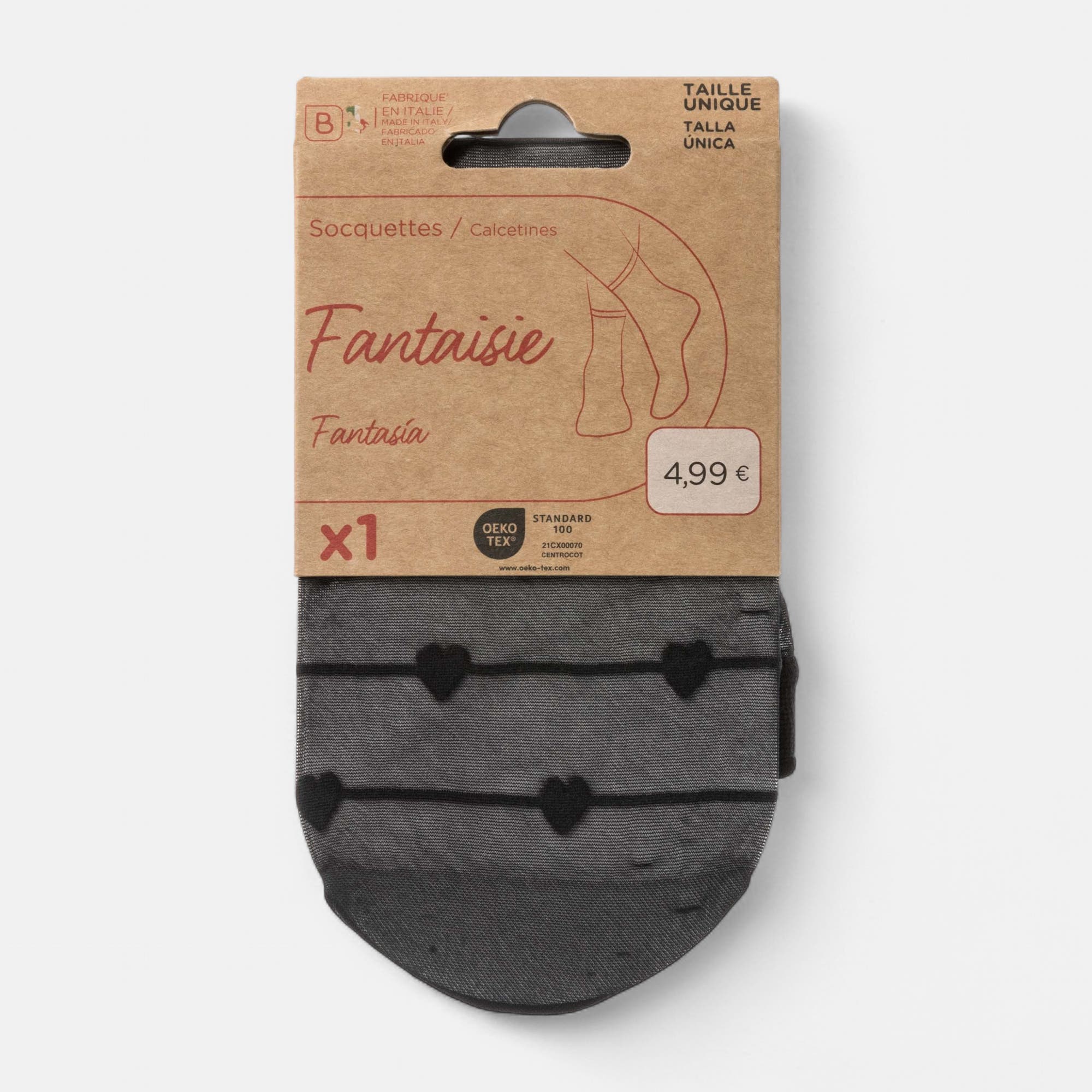 Mi-bas Femme noir