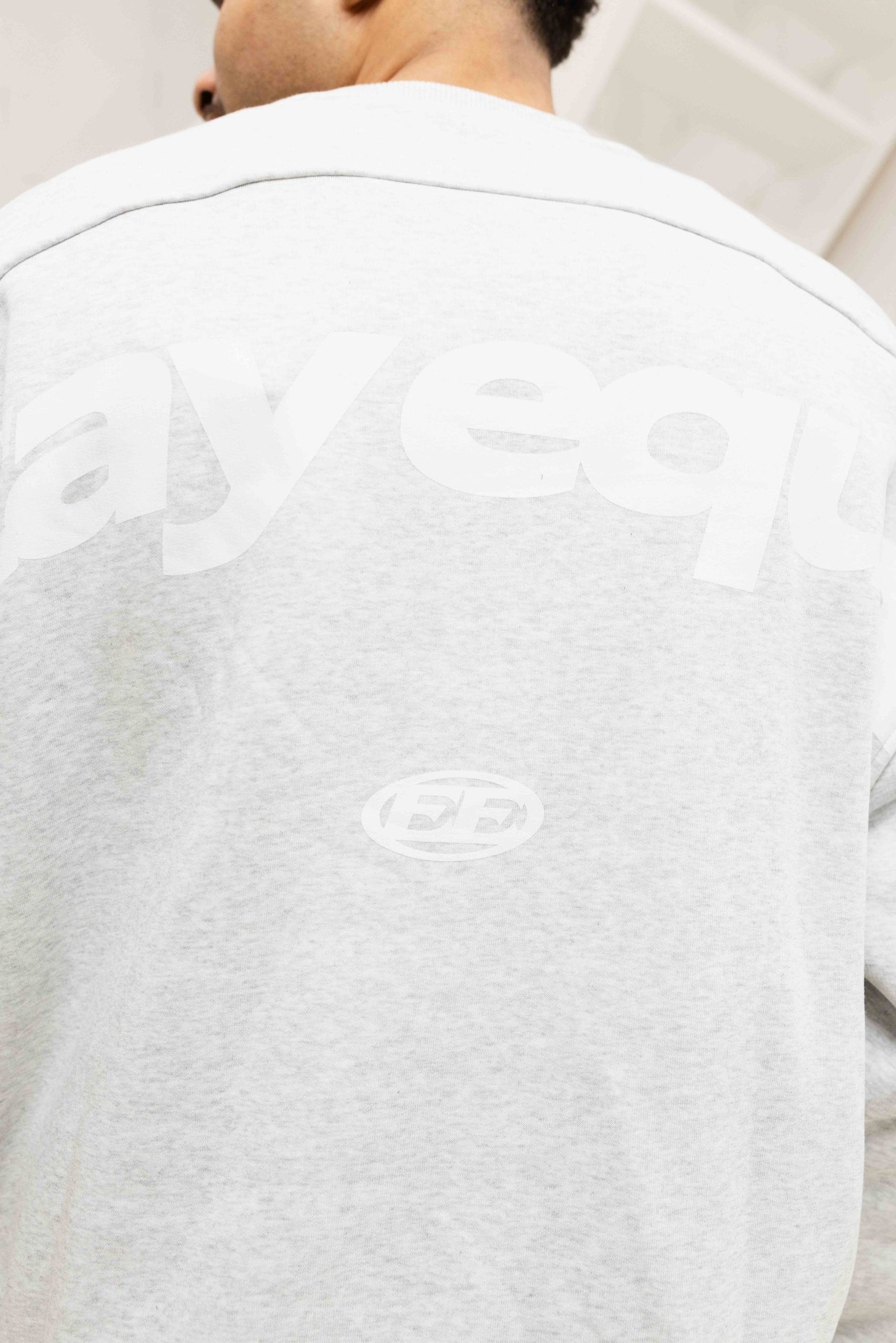 Equalité Stay Equal Oversized Sweater Heren Lichtgrijs