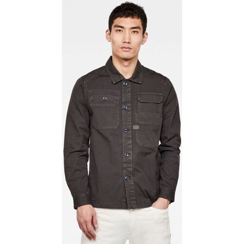 G-Star Raw - D16250 9669 MULTIPOCKET STRAIGHT SHIRT-976 RAVEN Gris